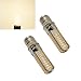 LJY 2-Pack E17 4.5W Dimmable 4014SMD 80-LED Bulbs, Warm White Light, 2800-3000K, 400-420LM, 110V AC