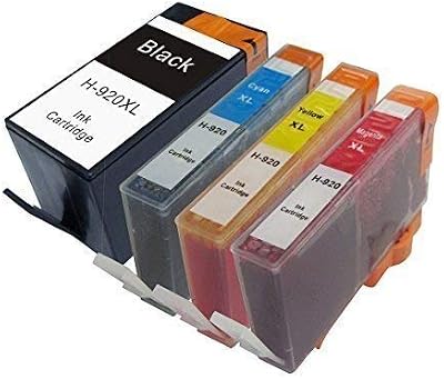 BVH Direct 4pk Black Colour HP 920XL Compatible Ink Cartridges Officejet 6000