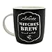 Something Different Wholesale Enchanting Witches Black & White Bone China Brew Boxed Mug – 9x12.2 Centimetres – Unique Design, Durable Material – Ideal for Home & Office