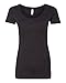 Next Level Ladies' Triblend Scoop 2XL VINTAGE BLACK
