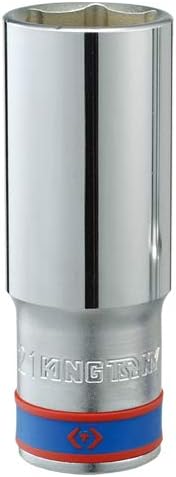 KING TONY 623559M Deep Socket, 59 mm, 3/4-inch, Chrome, 1