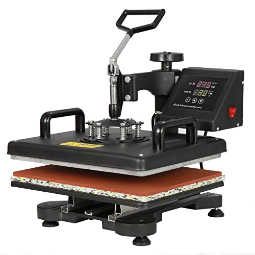 F2C 5 in 1 Pro Heat Press Machine 12x15 Digital Heat Transfer