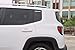 Nicebee 2PCS/Set Aluminum Alloy C Pillar Window Glass Sports Plate Molding Trim Decoration Sun Shield for Jeep Renegade 2015-2018