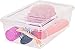 IRIS Clear Modular Shoe Box, 6 QT, 12 Pack