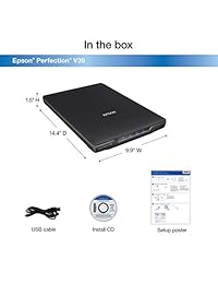 Escaner de fotografías Epson Perfection V39, Negro
