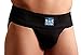 S&C Gym Athletic Cotton Supporter Jockstrap with Cup Pocket for Men, Black, Small