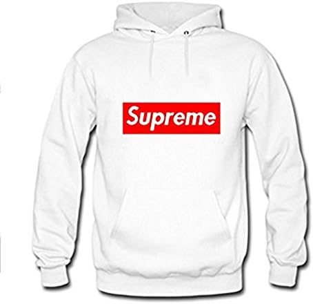Men's Cool Supreme Logo Printed Fashion Pullover Hoodies Sweatshirt