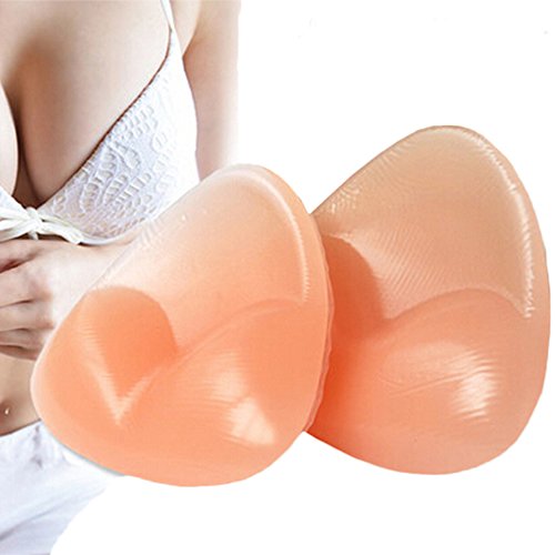KingBra Womens Silicone Inserts and Enhancers BOOST UP TO 2 cups sizes in an instant, Suitable for A, B and C cups,Nude,One Size - Thumbnail 4