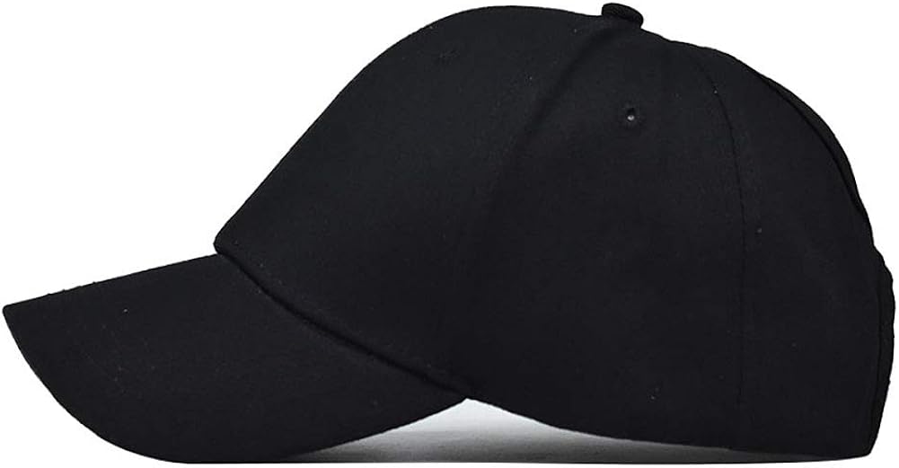 Adjustable Ponytail Top Hats for Women Baseball Caps Women Sports Hats Glitter Messy High Bun Hats Cotton Baseball Hats Dad Hat (Black) at  Women’s Clothing store