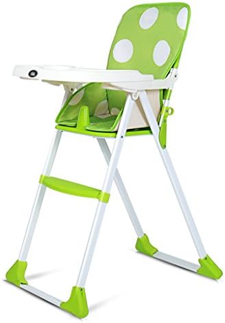 Anna highchairs Multifunctional Baby Dining Chair Portable Foldable Baby Seat Children Eat Dinner Table Chair Chair (Color : Green)
