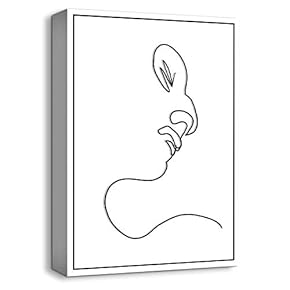 Lines Drawing Home Artwork for Living Room Bedroom