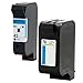 2pk Ink Cartridges Compatible for Hp 45 78 Deskjet 930c 932c 935c 950c 952c 955c 960c Printer