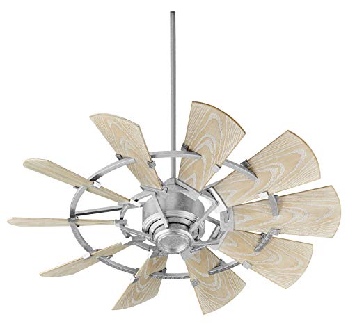 Windmill 44in Damp Fan Gv Galvanized Amazon Com