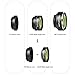 Mozeat Lens 238 Degree Super Wide Angle Fisheye Lens, Professional HD Cell Phone Camera Clip-on Lens, for Smartphone, Tablet