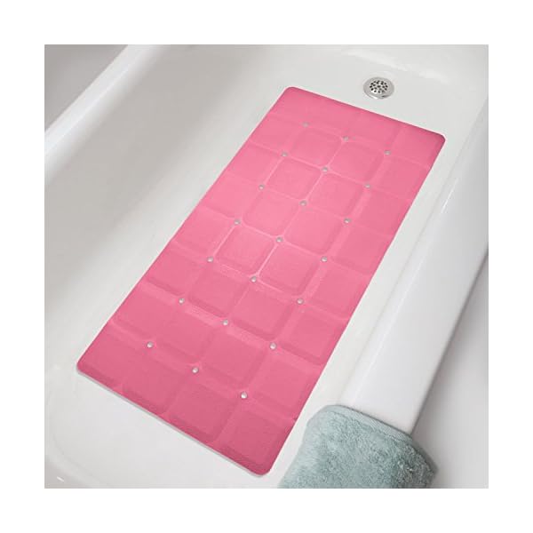 Sultan's Linens Foldable Rubber Bath Mat for Textured Tub and Reglazed