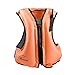 Rrtizan Adult Inflatable Swim Vest Life Jacket for Snorkeling,Suitable for 80-220lbs (Orange) ¡­
