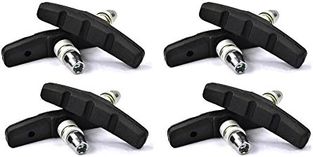 V Bike Brake Pads 70mm Bike Silent Brake Block Brakes Holder Block Sport Road Bike Cycle Brake Pads Block with Hex Nuts and Spacers No Skid (2pcs 4pcs 8pcs)