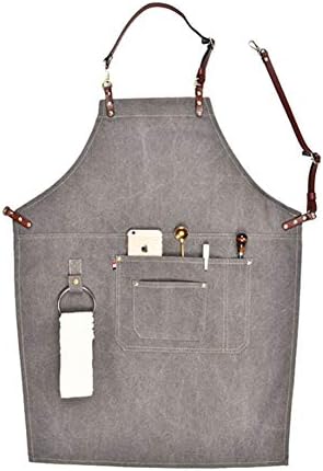 多機能 カフェエプロン ワーク デニム メンズ 作業 前掛け キャンバス かわいい ファッション通販 美容師 調理 ガーデニング サロン スタイリスト シェフ パン屋 男女兼用