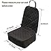 PETTOM Pet Bucket Seat Cover 2 in 1 Pet Front Seat Cover Dog Car Seat Cover Dog Hammock Non-Slip Backing Dog Car Seat Carrier Waterproof Full Protection Seat Protector f (Black)