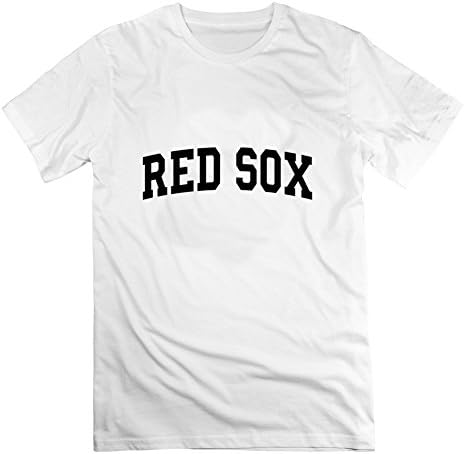 Redsox-block Designed Elegent : Large Mentop-shirt White- Made In Good Quality.