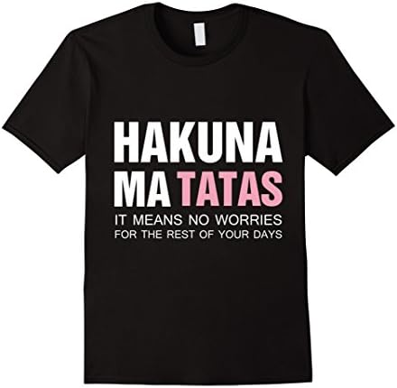 Men's Hakuna Matatas - Cancer T-shirt Large Black