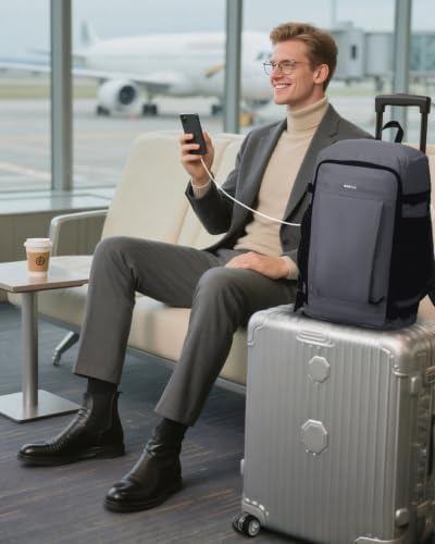 Zaino Ryanair 40x30x20 Leggero e 2 in 1，Zaino da Viaggio Pieghevole