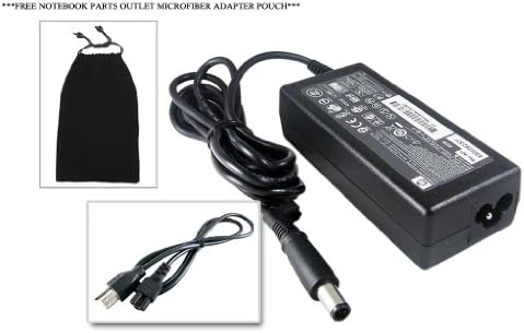 HP 65W Replacement AC Adapter for HP Envy 14t Series: HP Envy 14t-1000 CTO, HP Envy 14t-1100 CTO, HP Envy 14t-1200 CTO, 100% Compatible with 613152-001, 613161-001, PA-1650-02HC, 574063-001, 577170-001, 609939-001, 609948-001, 463552-004, 463958-001, 519329-001, 519329-002, 519329-003.***Free Notebook Parts Outlet Microfiber Adapter Pouch***