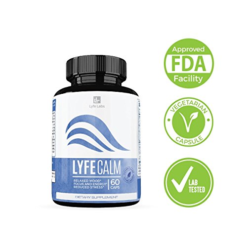 Calming supplement by lyfe labs, anxiety relief 5 htp with ashwag…