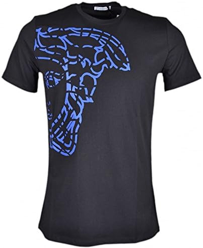 Versace Collection Big Logo Madussa Print Fashion T Shirt V800683 (XLarge)