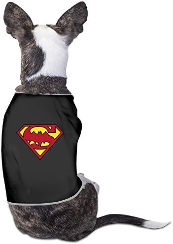 Superman Batman Logo Pet Clothes Black