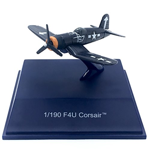 Military Mission F4U Corsair 1:190 Scale Die-Cast Metal Aircraft (2017 NewRay Toys Collection)