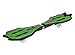 Zoom Stik Caster Board / Skateboard - Light Up Wheels! Skatboarding Sport (Green)