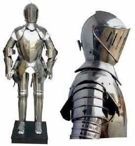 ENGLISH KNIGHT SUIT OF ARMOUR 15th Century