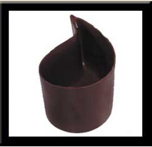 Dark Choc Rain Drop H:2" X L:4 1/2" X W:2 1/4" - 39 Pieces