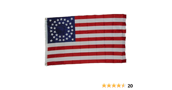 Amazon Com Civil War 35 Star Union Flag 3x5 3 X 5 Feet New Polyester Outdoor Flags Patio Lawn Garden