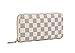 Daisy Rose Women’s Checkered Zip Around Wallet and Phone Clutch - RFID Blocking with Card Holder Organizer -PU Vegan Leather, Cream
