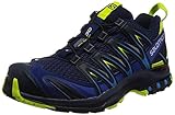 Salomon Men's XA Pro 3D Trail Runner, Blue Depths/Navy Blazer/Lime Punch, 9 M US