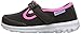 Skechers Kids Go Walk Bitty Bow Sneaker (Toddler/Little Kid), Black/Hot Pink, 12 M US Little Kid