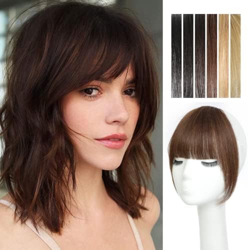 Clip In Wispy Bangs Real Human Hair