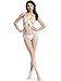 Amoretu Womens Sexy Lingerie Strap Bodysuits Crotchless Bodystocking