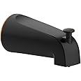 Design House 522938 Slip-On Tub Diverter Spout, 5 Inch, Oil Rubbed Bronze