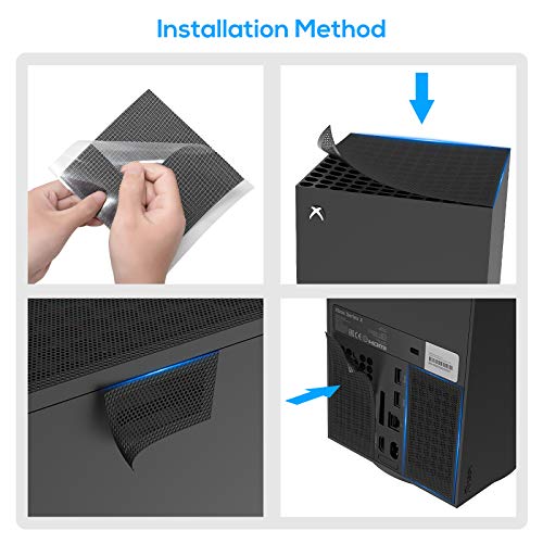 Dust Filter Cover for Xbox Series X Console, Dust Cover Case Cooling
