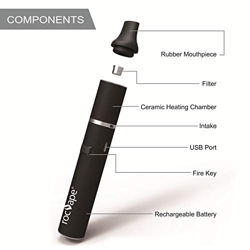 Portable Herbal Cigarettes Dry Herb Vaporizer -Herb X Tobacco Smoking Vaporiser I Customizable Temperature Control Kit Produce Pure N Tasty Vapor - Image 8