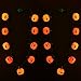 YUNLIGHTS LED Light Up Pumpkin Necklace with 6 Lighting Modes 35-Inch Party Favors, 2 Pack (Orange)