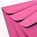 Note Card Cafe Colored Letter Envelopes #10 | Hot Pink | 100 Pack | 9.5 x 4.125 in | Standard Gummed Seal | for Business, Letters, Greeting Cards, Thank You Notes, Mailing Invitations, Documents
