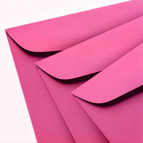 Note Card Cafe Colored Letter Envelopes 10 Hot Pink 100 Pack 9.5