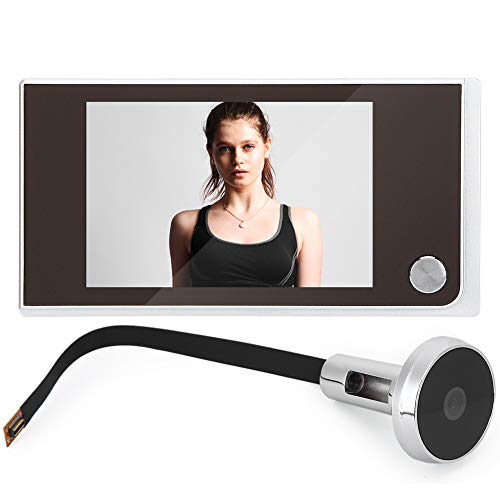 3.5″ Digital Door Peephole Camera – 120° Wide Angle Viewer With LCD Screen, Battery-Powered, Easy Install, For Home, Office, Hotel Security