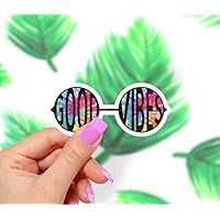 Good Vibes Glasses Sticker