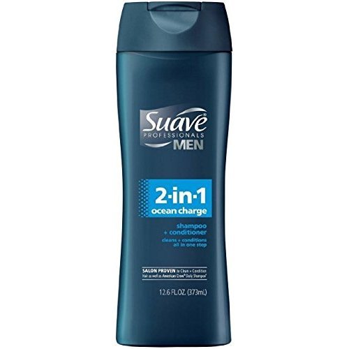 Suave Men 2-in-1 Shampoo & Conditioner - Ocean Charge - 12.6 oz - 2 pk