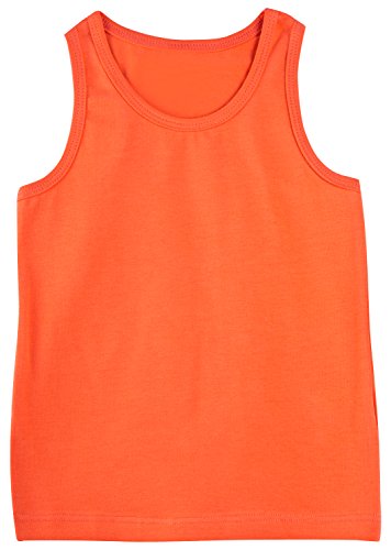 Lilax Girls' Racerback Tank Top 3T Orange